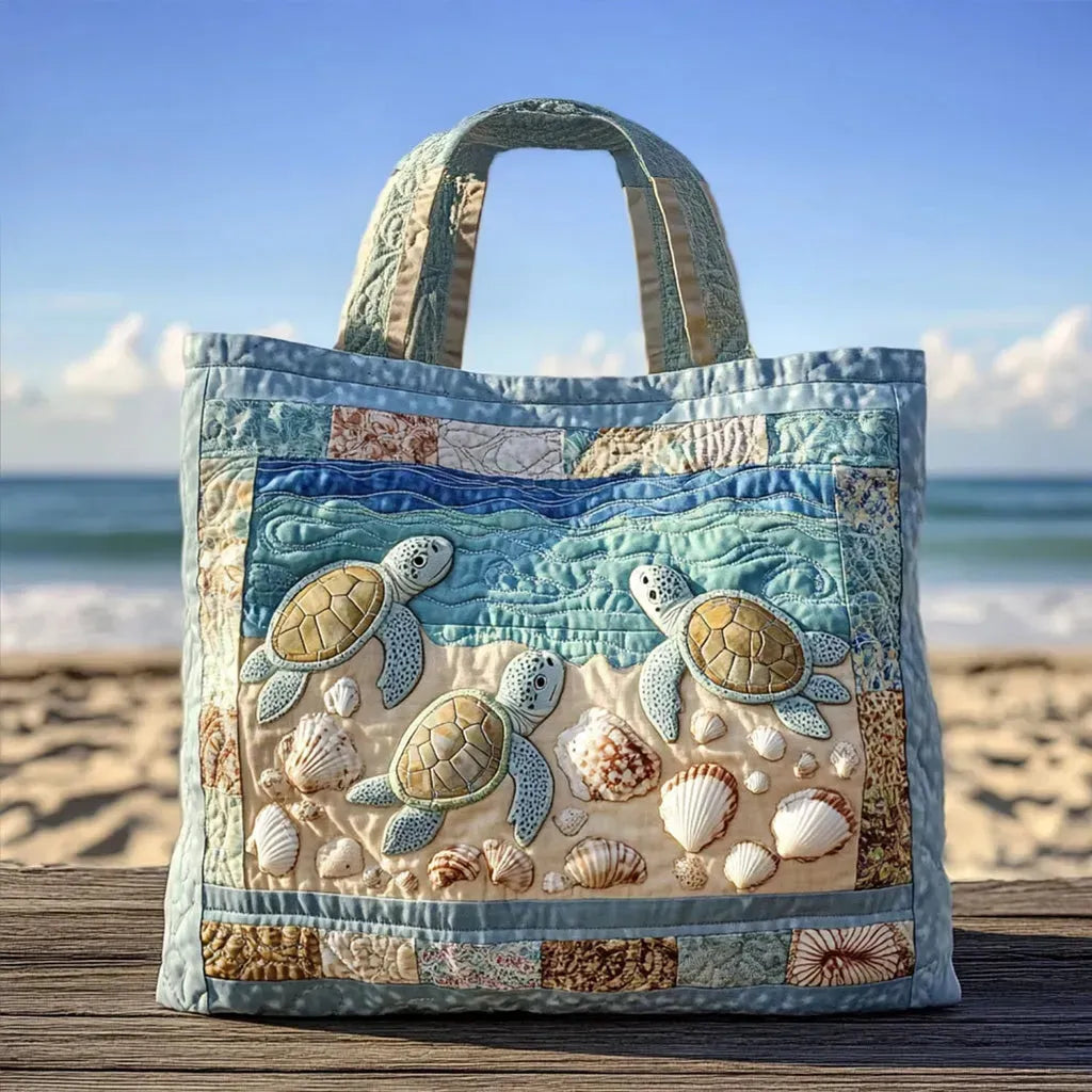 Kézzel készített patchwork teknős táska