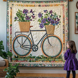 Művészi falikárpit – Blooming Wheels