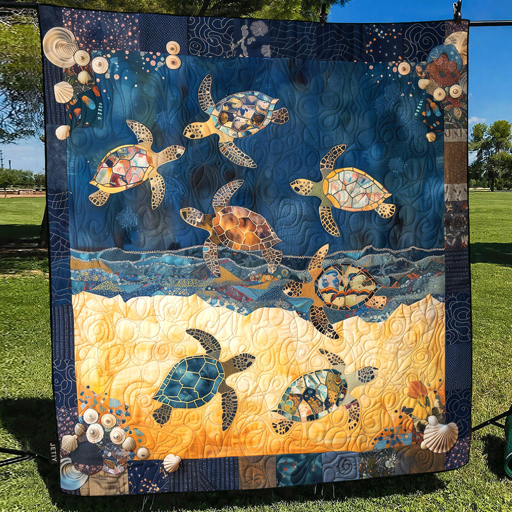 Steppelt ágytakaró – Sea Turtle Mingle