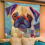 Steppelt ágytakaró – Squishy Pug Love