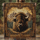 Szőtt takaró – Bison báj